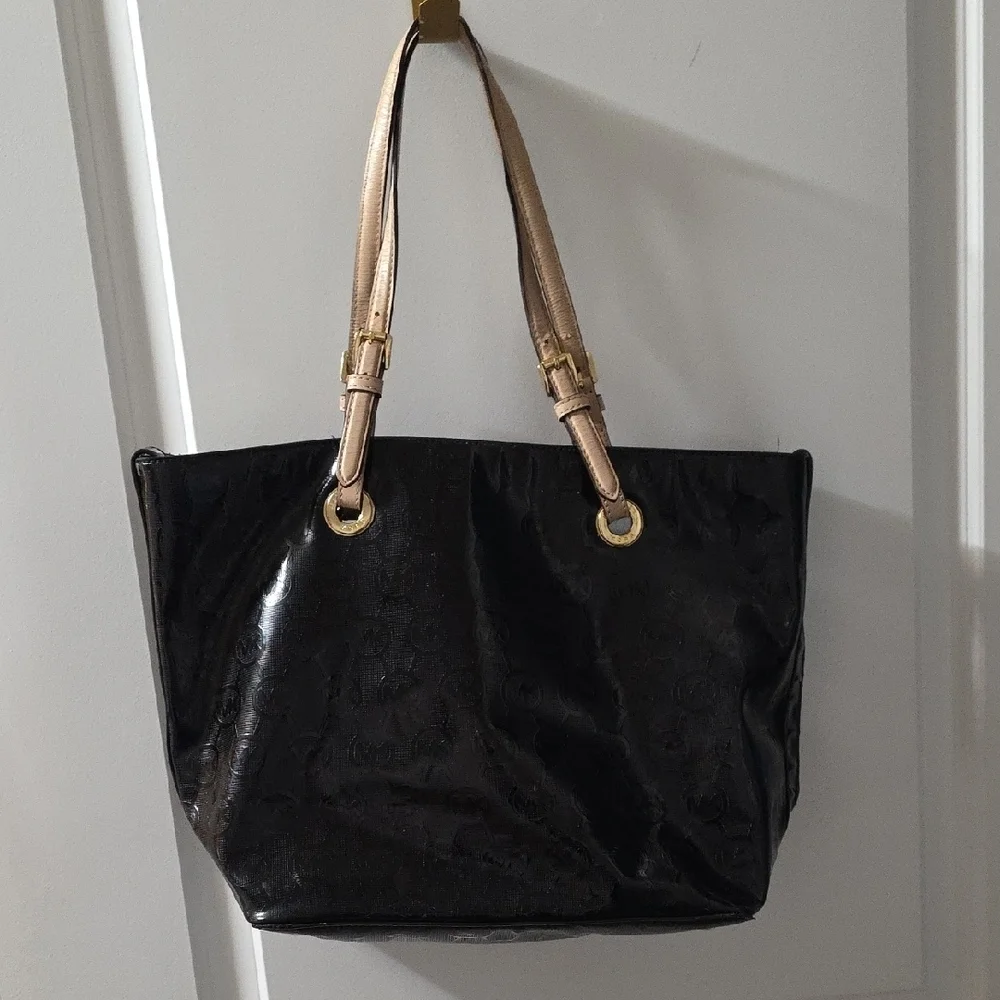 MICHAEL Michael Kors Black & Gold Tote